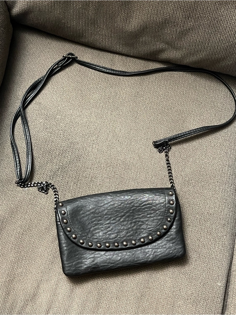 Black Studded Crossbody Bag - Jessica Simpson